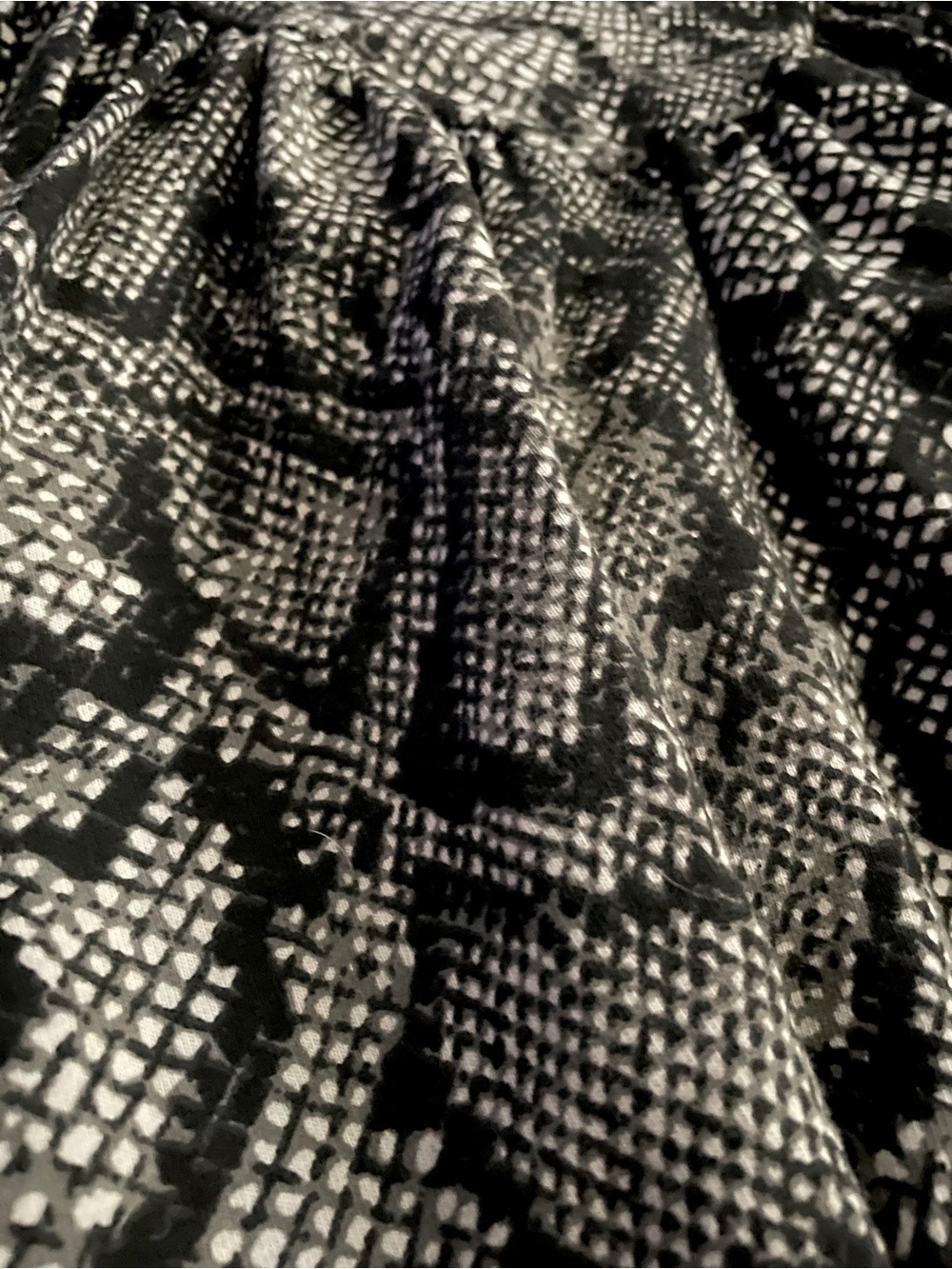 Betsey Johnson Snake Print Fit-and-Flare Dress - Picture 3 of 5